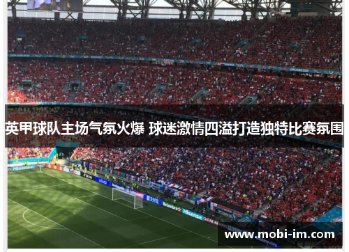 英甲球队主场气氛火爆 球迷激情四溢打造独特比赛氛围