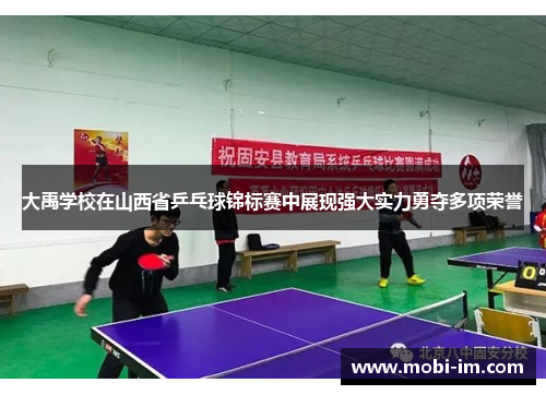 大禹学校在山西省乒乓球锦标赛中展现强大实力勇夺多项荣誉