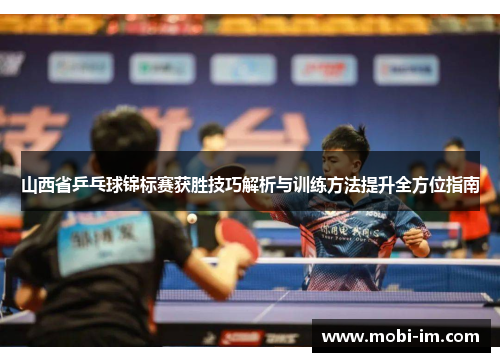 山西省乒乓球锦标赛获胜技巧解析与训练方法提升全方位指南